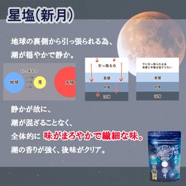 Star Salt, 4.2 oz (120 g), Okinawa, Ishigaki Island, Natural Salt, Mineral Salt, Natural Salt, New Moon Salt x 1 Bottle