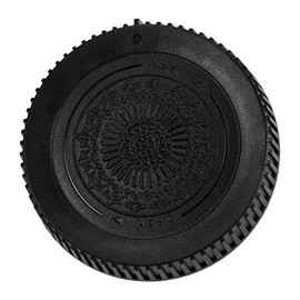 Fotodiox Designer Black Rear Lens Cap for Nikon Z Lenses - Compatible with Nikon Z-Mount Lenses and Adapter Mounts (Replaces Nikon Lf-N1 Rear Lens Cap) - Plastic …