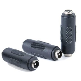 ISLOPU 5.5mm x 2.1mm DC Power Connector Adapter, 9~36V Female to Female Power Jack Socket for Starlink Mini, CCTV Security Camera and LED Strip Light, Cable Wire Ends Plug Barrel -3PCS