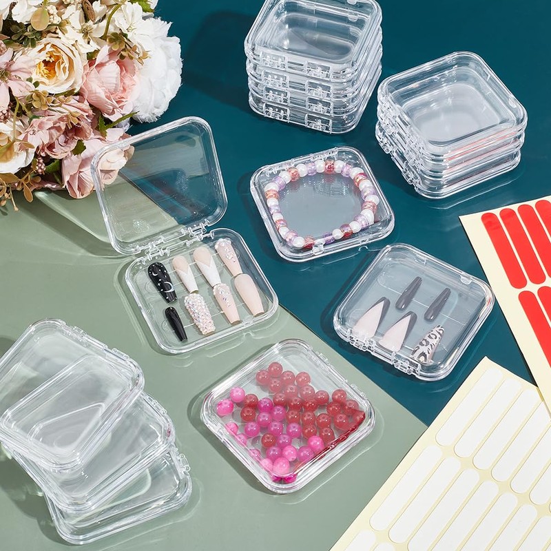 nbeads Press on Nail Boxes, Press on Nails Packaging Box