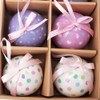 Ciao Set of 6 decoupage Christmas tree balls (diameter 7.5