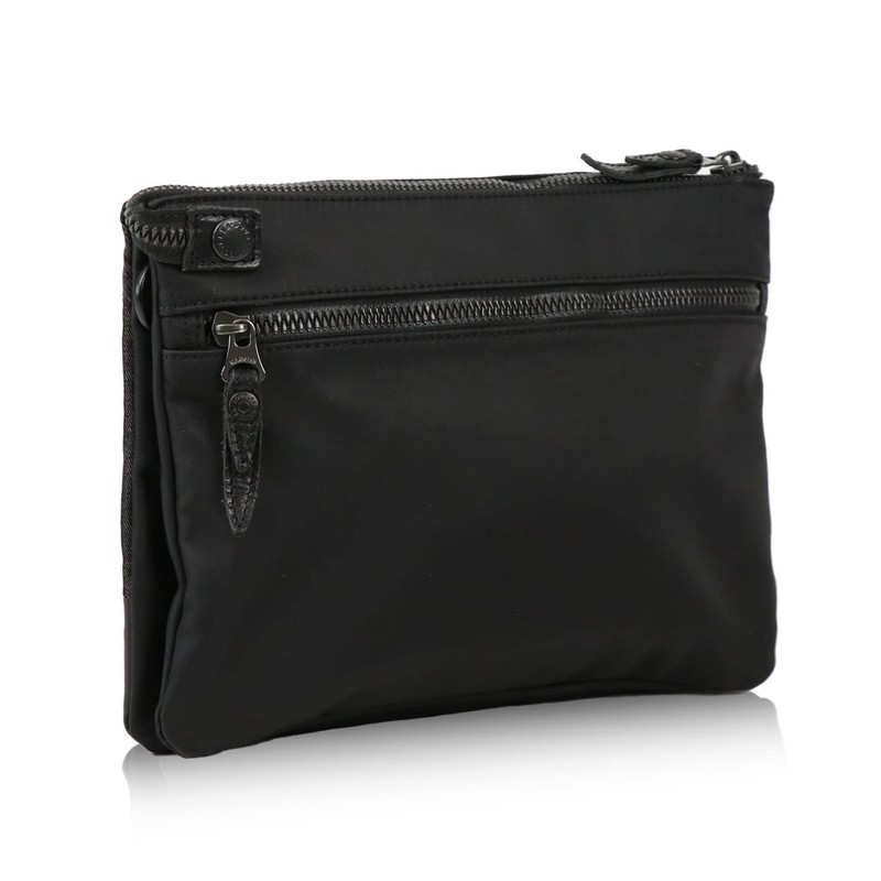 [§D∞B∞ DSBKDOUBLES BLACK] Doubles Black DSBK Shoulder Bag Sacoche SQUARES
