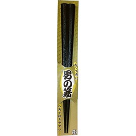 Yamashita Kogei 16071200 Extra Thick Octagonal Wood Chopsticks, Ebony Finish, 9.6 inches (24.5 cm)