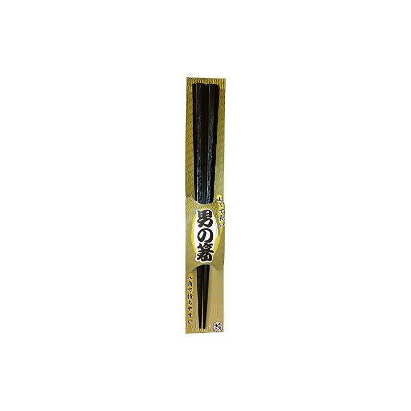 Yamashita Kogei 16071200 Extra Thick Octagonal Wood Chopsticks, Ebony Finish,