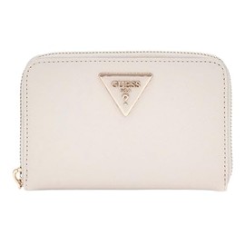 GUESS Laurel SLG Medium Zip Around Wallet Bone, Bone