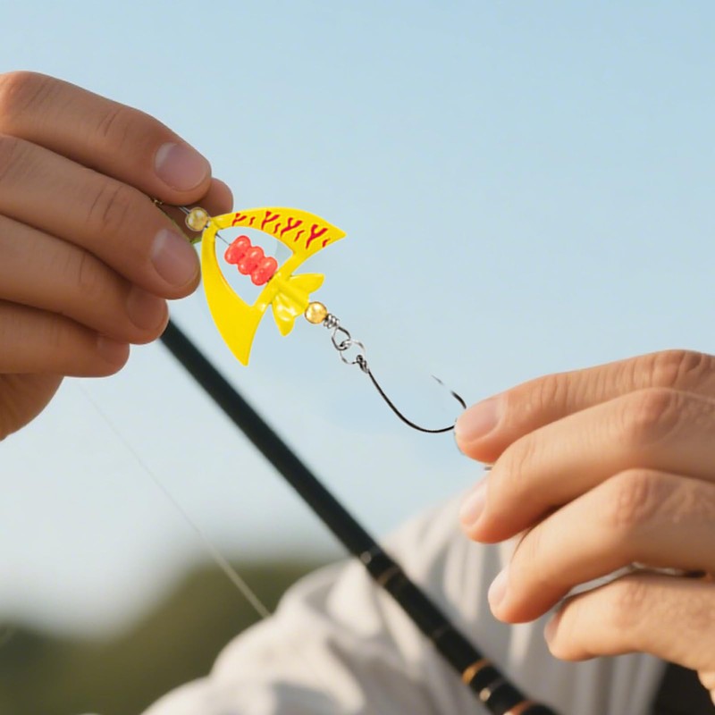 Spinner Baits for Bass Fishing | Angling Lures for Saltwater,Realistic