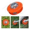 Cabezal Universal Metalica Acceso Para Desmalezadora Césped Naranja