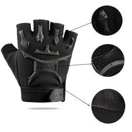 AIDIER Kids Cycling Gloves Fingerless Bicycle Gloves for Boys Girls Anti-Slip Children Cycling Mittens for Bike Riding Outdoor Sports