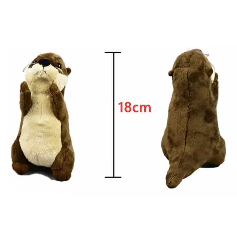 Jextech Peluche De Nutria Animal Mamifero Lindo Regalo Detalle 18cm