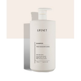 라이프넷 샴푸 프레쉬 만다린 앤 바질, 1L, 1개 LifeNet Shampoo Fresh Mandarin & Basil, 1L, 1 Piece