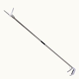 Ruyarxnm 60" Collapsible Grabber Reacher Heavy-Duty Trash Picker Litter Nabber Extra Long Wide Jaw Design for Soft Objects, Ideal for Garden & Indoor Use