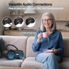 DGXWLLW Portable CD Player Boombox for Home with FM Radio,