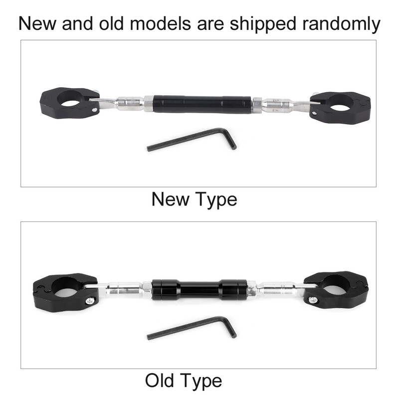AOWINHIT Universal Adjustable Aluminium Alloy Motorcycle Balance Cross Handlebar Strengthen