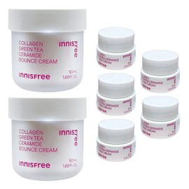 (2 pieces)Innisfree Collagen Green Tea Ceramide Elasticity Barrier Cream 50ml+ / (2개)이니스프리 콜라겐 그린티 세라마이드 탄력장벽 크림 50ml+
