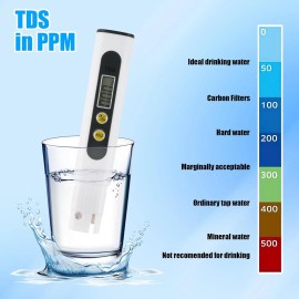 unbranded TDS Meter Digital Tester Water Quality Testing Kits Drinking Water 0-9990ppm