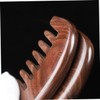 Healeved Natural Wooden Wide Tooth Comb for Scalp Massage Skin