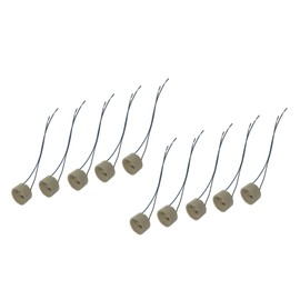 Trango Pack of 10 GU10 Ceramic Socket for Recessed Spotlights GU10KF*10