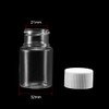 sourcing map Plastic Lab Chemical Reagent Bottle 30ml/1oz Wide Mouth