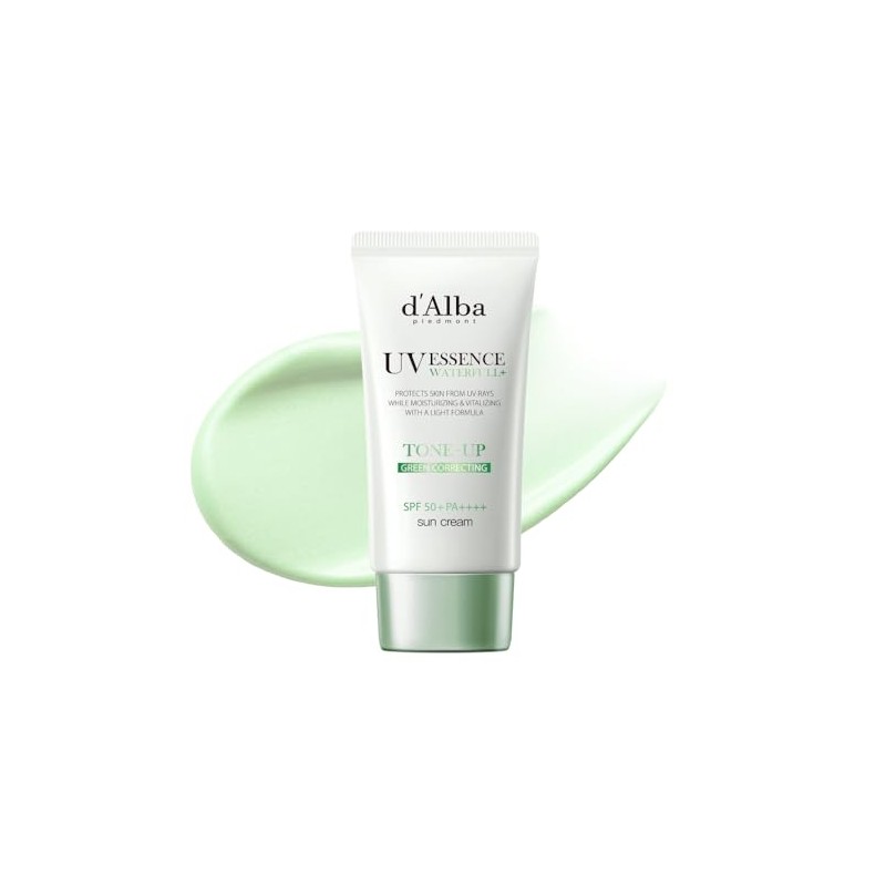 d'Alba Clean Tea Tree Liposome Tone Up Sun Cream, Green,