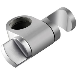 Drenky Shower Holder for Shower Rail, Shower Head Holders for Rail Diameter 25 mm, Replacement Shower Head Holder Made of 304 Stainless Steel, Brushed Solid 360° Rotatable Universal Shower Head Holder