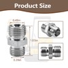 115757 Excavator Hydraulic Hose Thread Connector Compatible with AGT, TPM,