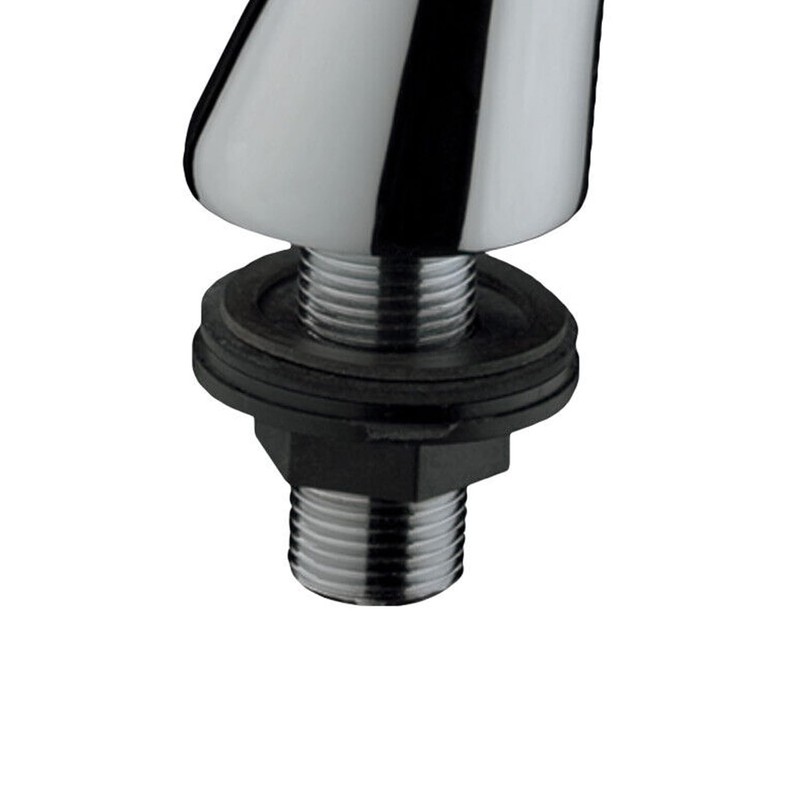 Nes Home Pair of Chrome Deck Mounted Bath Filler Shower