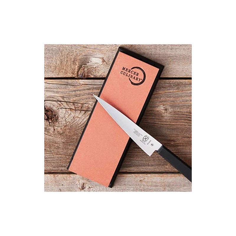 Mercer Culinary Knife Sharpener Professional Grade Dual Grit Restoration Stone