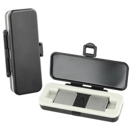 SavvyBloom Kardia Mobile Case Only for KardiaMobile 1L EKG Heart Monitor, KardiaMobile 1L Case with Silicone Pad for Travel and Portable, Protect Kardia (CASE ONLY) Black