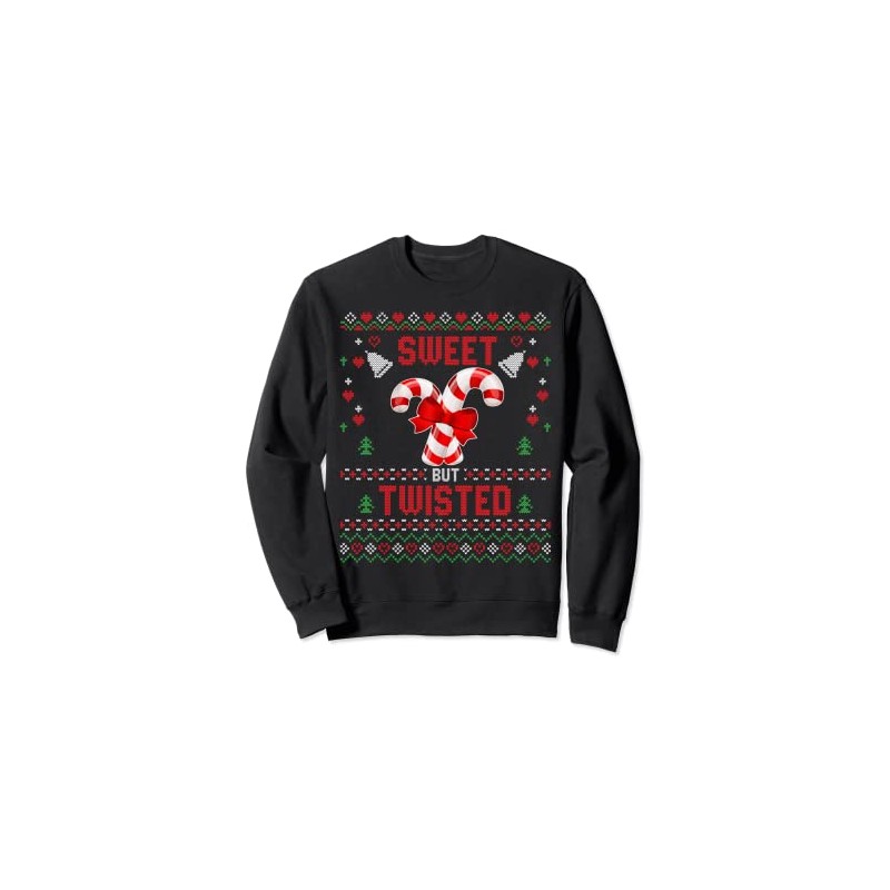 Sweet But Twisted Lustige Zuckerstange Weihnachten Familie Sweatshirt