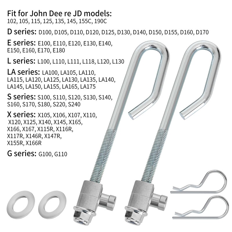 Bularie GX24864 GX21718 Deck Lift Hanger Rod Kit for John