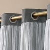 TOWN & COUNTRY LUXE Talia Double Layer Indoor Curtains, Sheer