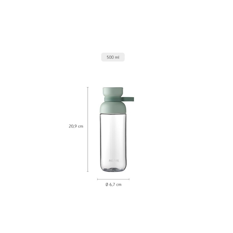 waterfles vita 500 ml - nordic blue