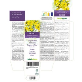 Weg-Rauke or Singer's Herb (Sisymbrium Officinale) Flowering Tips Alcohol-Free Mother Tincture Naturalma - Liquid Extract Drops 60 ml - Dietary Supplement - Vegan
