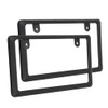 NanoSight License Plate Frame, Gloss Black, Light Vehicles, Regular Cars,
