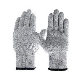 GONTSIG Cut Resistant Gloves 2 Set Level 5 Protection Anti Cutting Gloves for Kitchen Chef Oyster Shucking Mandolin Knife Butcher Meat Small