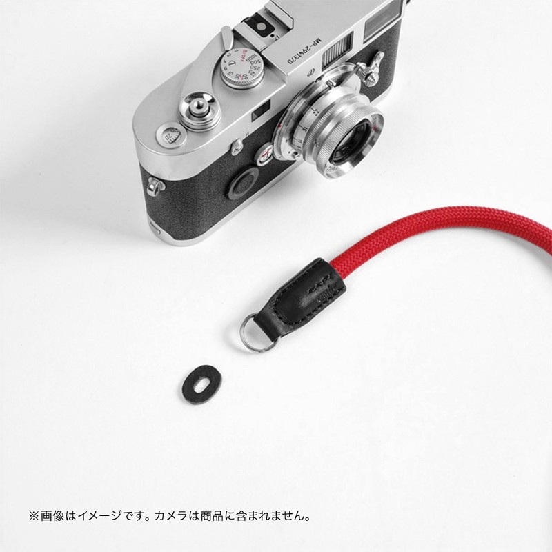 cam-in (カムイン) カメラストラップ DCS-005シリーズ (75cm, ブラック × レッド) DCS-005103