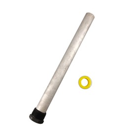 Copper RV Water Heater Tank Rinser Flusher and Anode Rod Set | Remove Sediment from the Bottom of RV Water Heater | Copper Handle and Cleaning Wand with Bending Tip