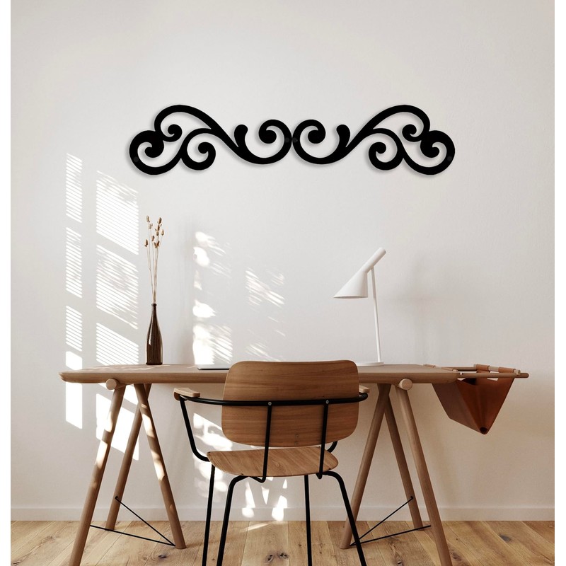 Benziso Metal Scroll Wall Art Traditional Iron Wall Decor Wall