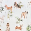 Rose & Hubble Cotton Fabric - Dogs & Leaves Print