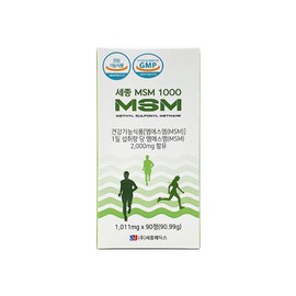 Sejong MSM 1000 (1,011mg x 90 tablets) / 세종 MSM 1000 (1,011mg x 90정)