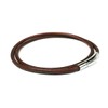 Pair Bracelet Surgical Stainless Steel (316L) Genuine Leather (Cow Leather)