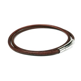 Pair Bracelet Surgical Stainless Steel (316L) Genuine Leather (Cow Leather) Leather Double Wrap Close to Me Close to Me Close Tommy SBR11-005-L (Men's) SBR11-006-S (for women) Couple, Leather, No