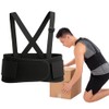 SEVEN MINE Faja Industrial Lumbar con Tirantes | Doble Cierre