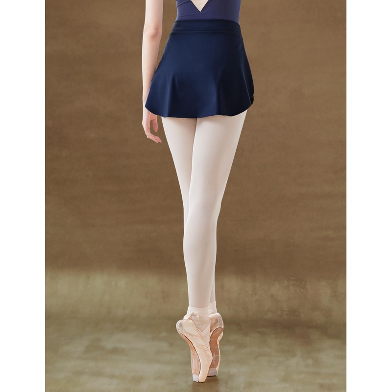 Women Pull On Ballet Skirt Elastic Mini Skirt for Dancing