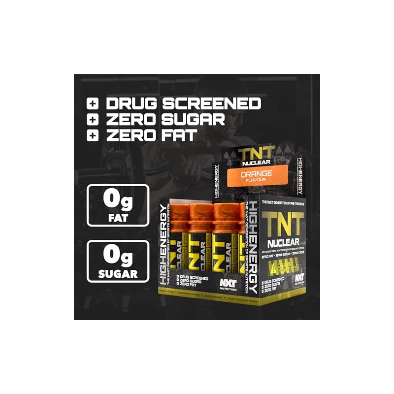 NXT Nutrition TNT Nuclear Shots - Pre Workout Drink 12