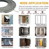 NNICEHTS Brush Weather Stripping for Sliding Windows/Doors Frame Side,Window Sealer