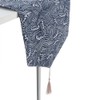 Blue Waves Cotton Linen Tablecloth Table Cover Clean Mat Pad