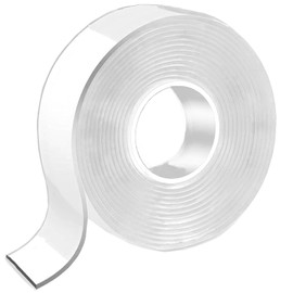 Reutilizable Nano Tape Nano Cinta Doble Cara Almohadillas de Gel Antideslizantes, para Pared, Cocina, Alfombra, Fijación de Fotos 200CM