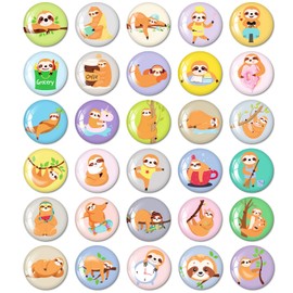 Sloth Magnets for Refrigerator Cute Locker Fridge Magnets Funny Kitchen School Cabinets Classroom Whiteboard Office Cubicle Magnetic Board Decorative Magnets Gifts for Adults Kids
