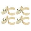4PCS Automatic Candle Snuffer Ring Candle Wick Snuffer Stopper Stainless